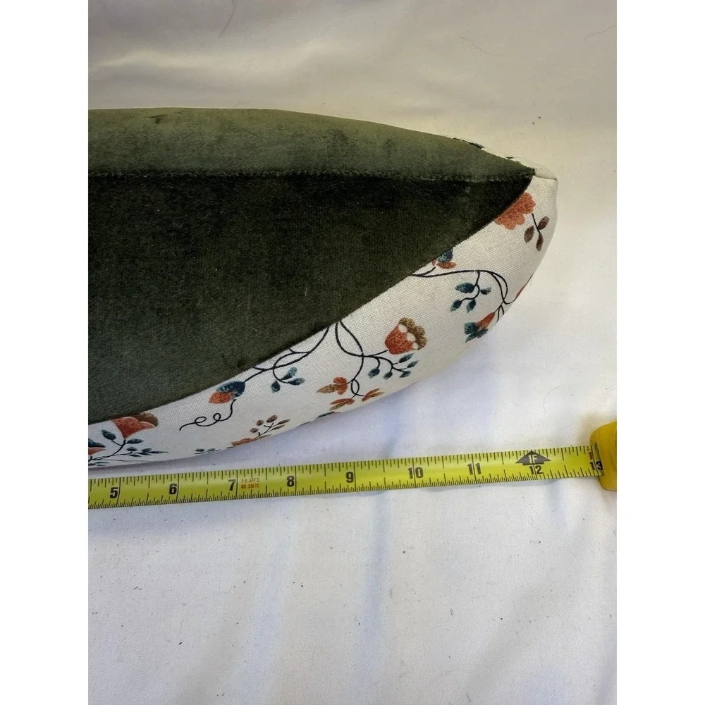 Vtg Handmade Velvet & Fabric Duck Weighted Farmhouse Cottagecore Decor 8.5